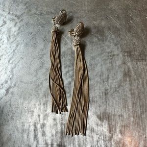 Gold clip on earrings